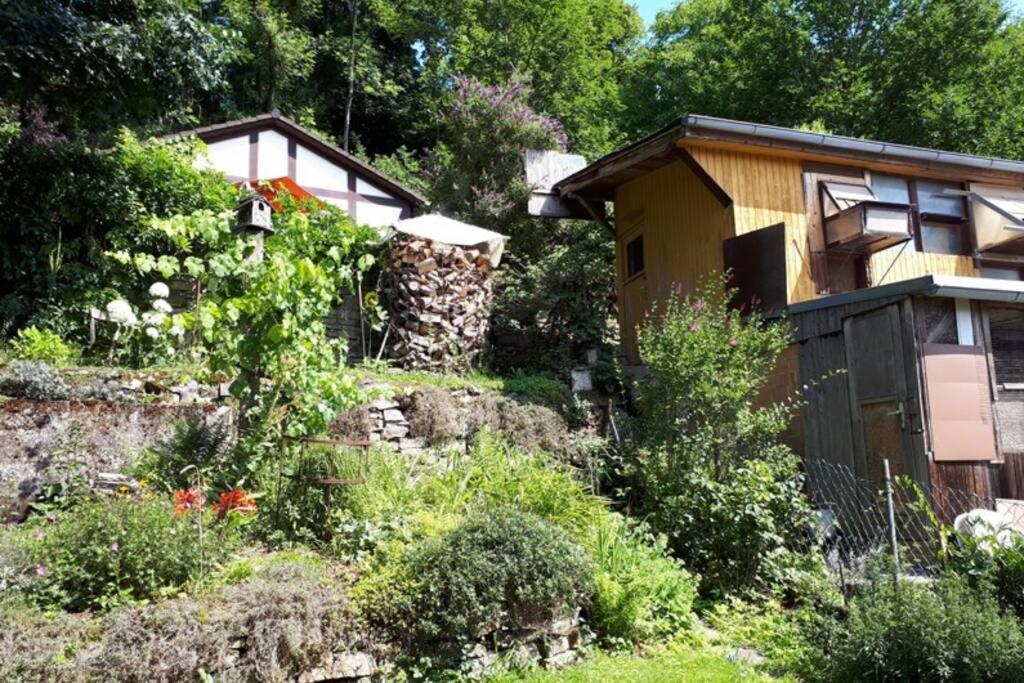 Eine Gemuetliche Ferienwohnung Mit Garten Bad Karlshafen Bagian luar foto