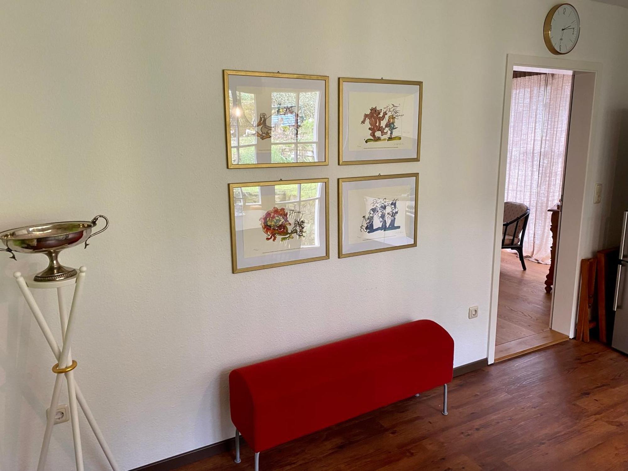Eine Gemuetliche Ferienwohnung Mit Garten Bad Karlshafen Bagian luar foto